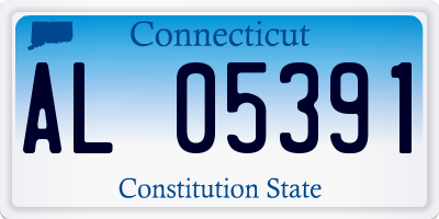 CT license plate AL05391