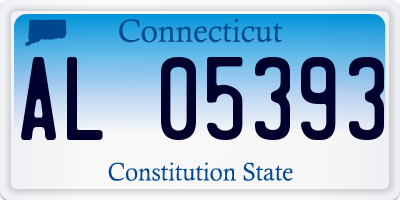CT license plate AL05393