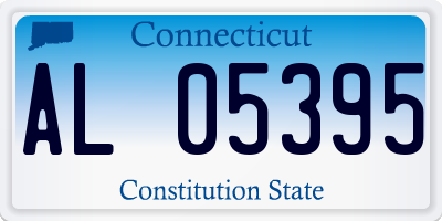 CT license plate AL05395