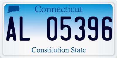 CT license plate AL05396