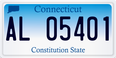CT license plate AL05401