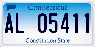 CT license plate AL05411