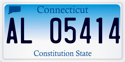 CT license plate AL05414
