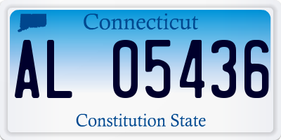 CT license plate AL05436