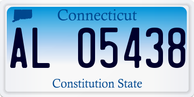 CT license plate AL05438