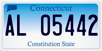 CT license plate AL05442