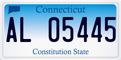 CT license plate AL05445