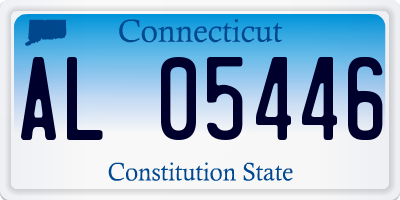 CT license plate AL05446
