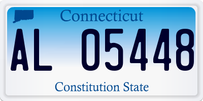 CT license plate AL05448