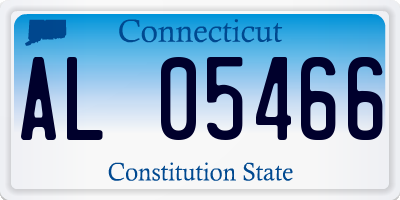 CT license plate AL05466