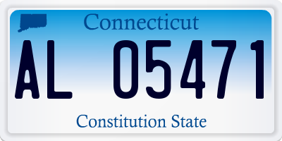 CT license plate AL05471