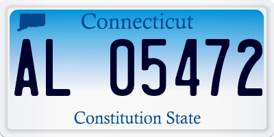 CT license plate AL05472