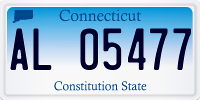 CT license plate AL05477