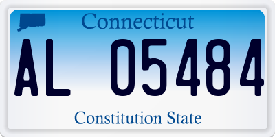 CT license plate AL05484