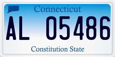 CT license plate AL05486