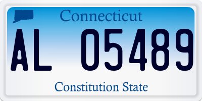 CT license plate AL05489