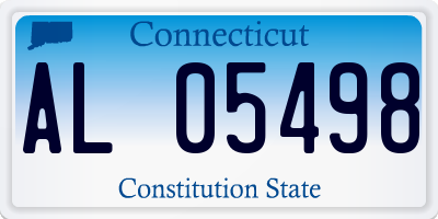 CT license plate AL05498