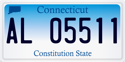 CT license plate AL05511