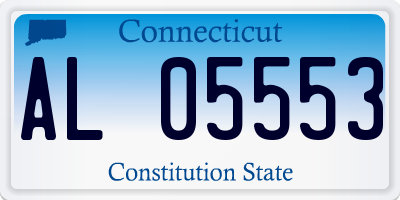 CT license plate AL05553