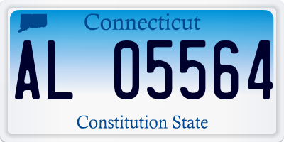 CT license plate AL05564