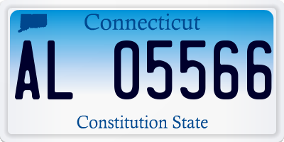 CT license plate AL05566