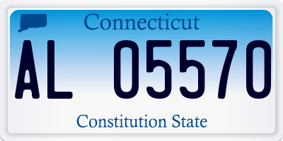 CT license plate AL05570