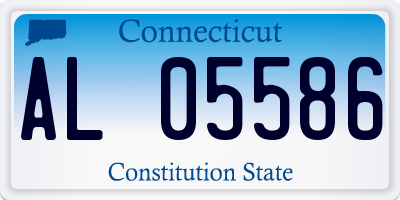 CT license plate AL05586