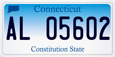 CT license plate AL05602