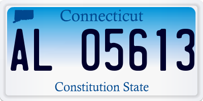 CT license plate AL05613