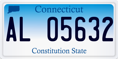 CT license plate AL05632