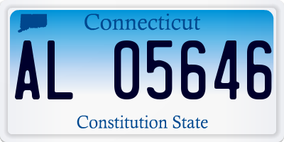 CT license plate AL05646
