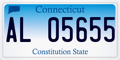 CT license plate AL05655