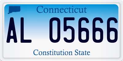 CT license plate AL05666