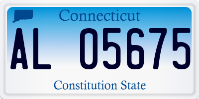 CT license plate AL05675