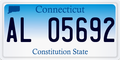 CT license plate AL05692