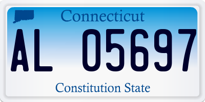 CT license plate AL05697
