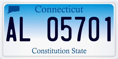 CT license plate AL05701