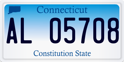 CT license plate AL05708