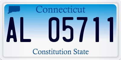 CT license plate AL05711