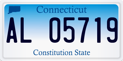 CT license plate AL05719