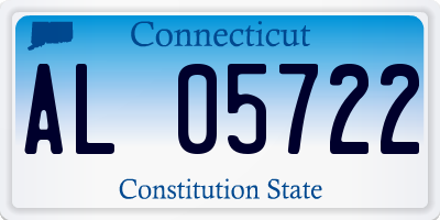 CT license plate AL05722