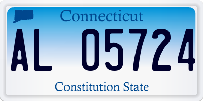 CT license plate AL05724