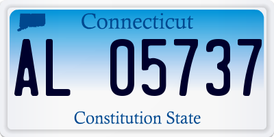 CT license plate AL05737