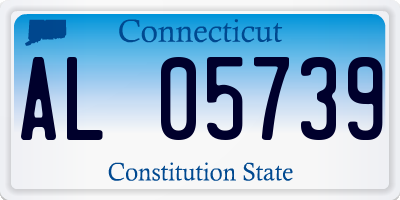 CT license plate AL05739