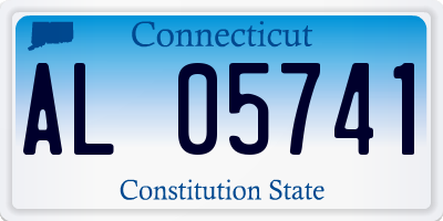 CT license plate AL05741