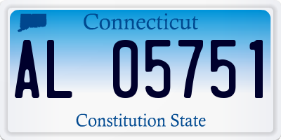 CT license plate AL05751