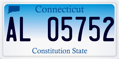 CT license plate AL05752
