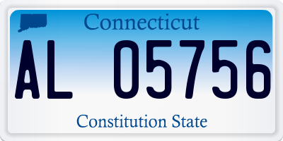 CT license plate AL05756