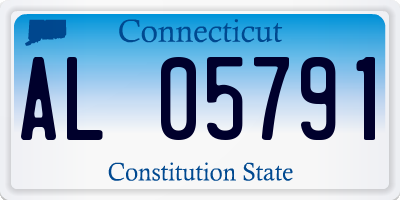 CT license plate AL05791