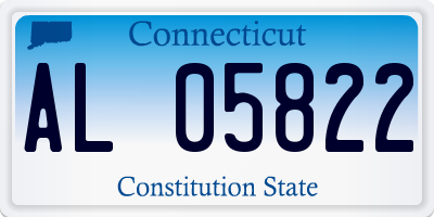 CT license plate AL05822